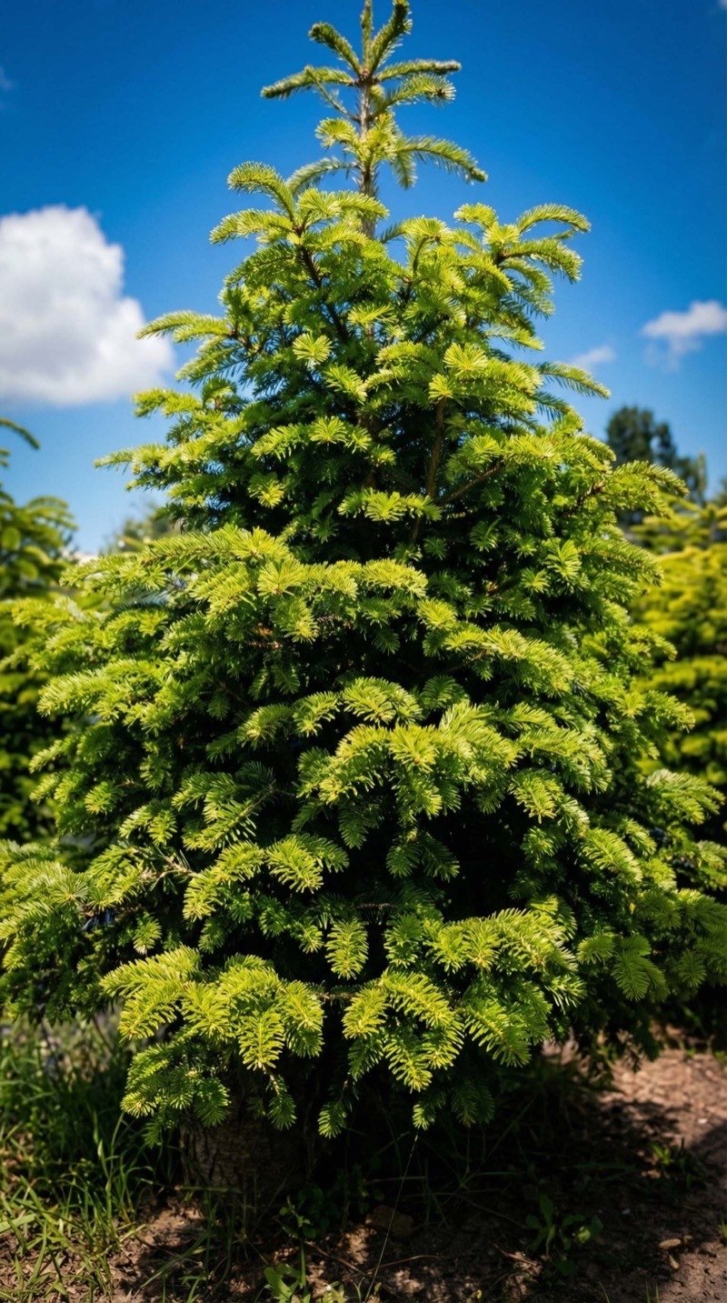 Ψηλό έλατο στο φυτώριο